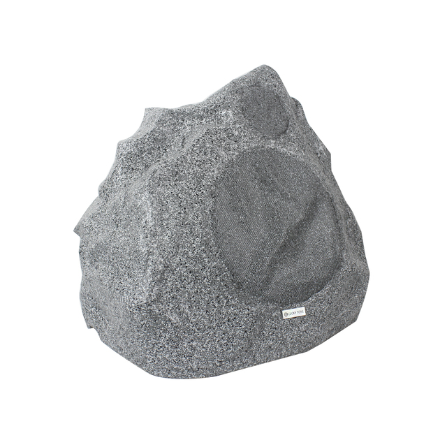 T OEM 20/40W Outdoor IP66 Waterproof Stone Shaped Garden Rock Speakers with 8" Woofer+2" Tweeter for Yard Park