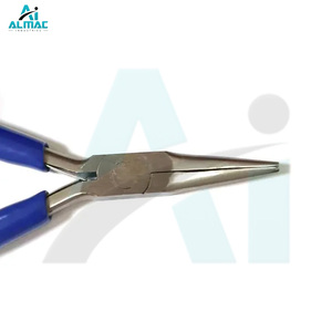 ALMAC OEM Alicates de punta afilada de acero inoxidable personalizables herramientas multifuncionales para hacer joyas Alicates de punta de aguja dentada - Product Image 3