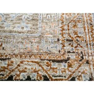 พรมวิสกายาสีเบจและสีน้ำตาล ทอมือจากขนแกะอัฟกัน ลายเรขาคณิต สำหรับห้องนั่งเล่น ขนาด 9x12 ฟุต สำหรับตกแต่งบ้าน-ENM-8010 - Product Image 3