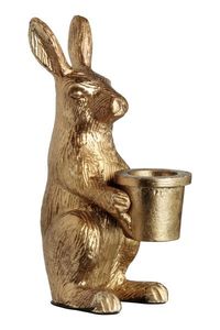 รูปปั้นกระต่ายอลูมิเนียมตกแต่งด้วยรูปปั้นสัตว์ทำจากโลหะขัดเงาและนิกเกิล - Product Image 6