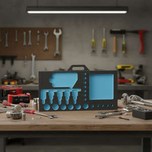 Inserto de Espuma Suave de 2 Componentes Hazet para Estuches de Herramientas 163-192/24 - Product Image 3