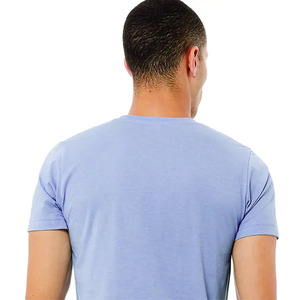เสื้อยืดแขนสั้นคอกลมผู้ชายแบบเรียบ ผ้าฝ้าย 100% คอโอ นุ่ม ทนทาน ปรับแต่งขนาดและป้ายได้ รุ่นใหม่ล่าสุด - Product Image 6