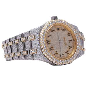Reloj de alta calidad hecho a mano VVS claridad moissanite diamante helado hip hop regalo para él sus relojes para hombres y mujeres - Product Image 3