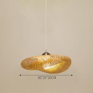 Unique à la main naturelle bambou éclairage pendentif - Product Image 5