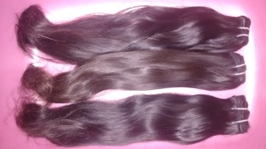 14 "ondulado Natural estilo recto grado 12A Remy cabello crudo 100% extensión de cabello humano crudo indio buen Stock paquetes de cabello indio - Product Image 2