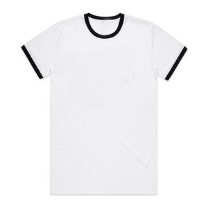 Camiseta de algodón de viscosa de bambú de gran tamaño para hombre, camisetas de gran tamaño informales con timbre de ajuste holgado - Product Image 1