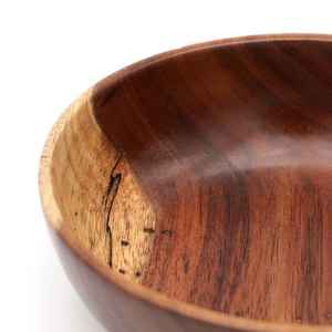 Cuenco de madera de diseño moderno más vendido, cuenco de comida para ensaladas y frutas, cuenco para servir, precio directo de fábrica japonés - Product Image 3