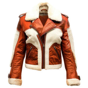 Bulk-Order Sheep Skin Leather Men's <b>Jacket</b> with Stand Collar Winter Season Factory Price for High Volume Buyers - Product Image 6
