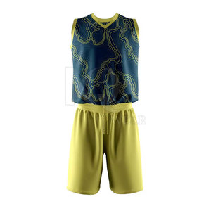 Tenue de volley-ball personnalisée avec logo, haute qualité, prête pour la performance, maillot et short anti-humidité pour terrain intérieur et extérieur - Product Image 5