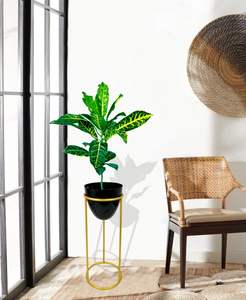 Jardinière en métal enduit de poudre sans rouille avec corps en fer durable et bords lisses pour l'exportation en vrac à la maison et à l'extérieur - Product Image 5