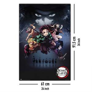 Demon Slayer and Kimetsu No Yaiba Anime <b>Poster</b> - Product Image 5