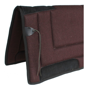 Tapis de selle western matelassé élégant de qualité supérieure avec doublure polaire respirante, logo personnalisé, vente en gros pour l'équitation - Product Image 2