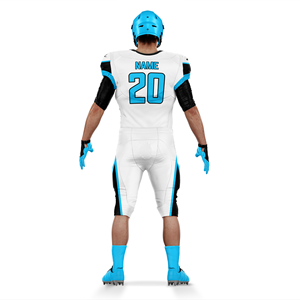 ชุดเสื้อเจอร์ซีย์อเมริกันฟุตบอลสำหรับผู้ชายชุดเสื้อเจอร์ซีย์ทีมอเมริกัน100% ผ้าโพลีเอสเตอร์แบบสั่งทำแห้งเร็ว - Product Image 3