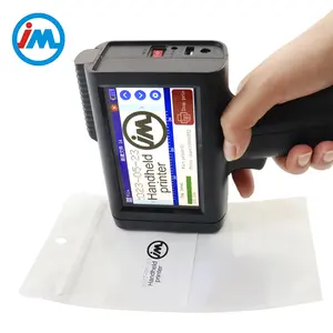 Handheld Inkjet TIJ Impressora Tela portátil Máquina de impressão Data Code Hand Held expiração impressora para tinta branca