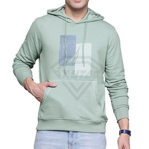 Sweat à capuche à manches longues pour hommes, mode personnalisée, hiver, chaud, pull à capuche pour hommes, service OEM - Product Image 1