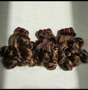 Paquete de extensiones de cabello humano indio al por mayor de cabello rizado indio crudo, paquetes de cabello Inian crudo del proveedor - Product Image 4