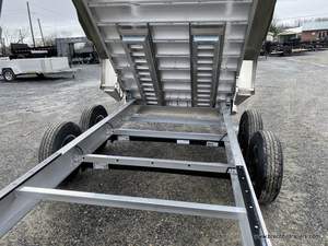 รถพ่วงบรรทุกแบบดั๊มพ์ EBY โครงสร้างอลูมิเนียมทั้งหมด ขนาด 16x82x14K (CB14K16) N1022611 รับน้ำหนักได้ 200 กก. ขนาด 5.2 ม. x 3.5 ม. x 2 ม. - Product Image 4