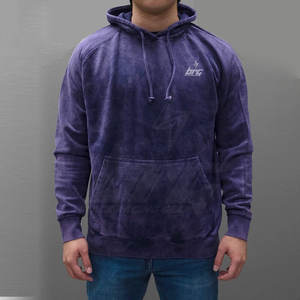 Marque privée personnalisée, sweats à capuche solides décontractés en coton mélangé polaire pour l'hiver vente directe d'usine quantité minimale de commande bas pour hommes - Product Image 2