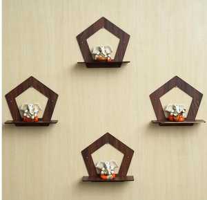 Decoración Premium para colgar en la pared hecha de MDF de metal y madera de pino Acacia de mango con detalles artesanales para espacios elegantes - Product Image 3