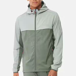 Costume coupe-vent pour hommes en nylon polyester léger imperméable à l'eau logo personnalisé costume coupe-vent en nylon pour l'extérieur - Product Image 5