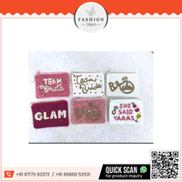 Kantong koin bermanik-manik pengiring pengantin, bergaya dompet koin manik-manik tas rias dengan hiasan manik-manik
