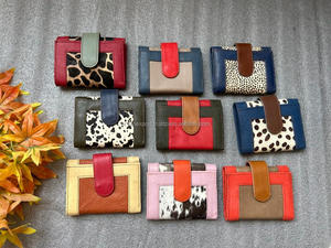 Nouveaux portefeuilles en cuir en fourrure à imprimé Animal pour femmes, en cuir, élégants et colorés, multi-usages, porte-cartes ATM - Product Image 3