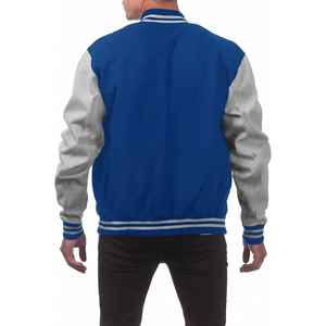 Primavera otoño hombres piloto bombardero pareja chaqueta de béisbol Universidad Varsity Color sólido Casual ropa coreana - Product Image 4