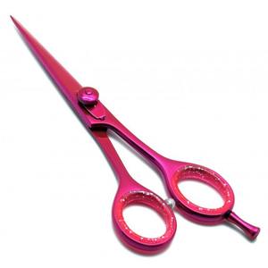 Tijeras de Peluquería Profesionales de Acero Inoxidable con Recubrimiento de Color Personalizado de Alta Calidad con Punta Afilada Hechas en Pakistán - Product Image 3