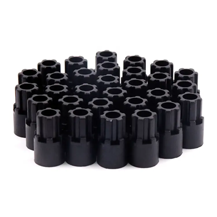 Wholesale Custom Black Nylon POM Plastic Hole Stopper Plastic Plug Parts