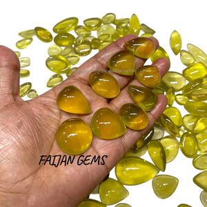 พลอยเลมอนควอตซ์ธรรมชาติ รูปทรงคละแบบ คุณภาพสูง สำหรับทำเครื่องประดับ FAIJAN GEMS Z46 ตรวจสอบโดยบุคคลที่สาม - Product Image 1