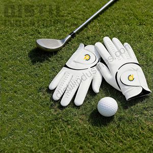 Best Selling Genuine Leather Unisex Golf Gloves - Adjustable Wrist <b>Strap</b> & Customizable - Product Image 3