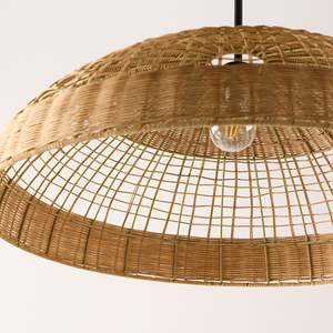 Best Selling 2023 High Quality Premium Griffin Woven <b>Pendant</b> in 13" - 24" or 33" Options, Boho Chic Hanging <b>Light</b> Fixture - Product Image 6