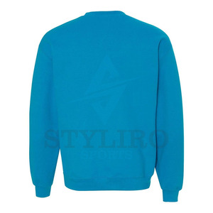 เสื้อสเวตเชิ้ตคอกลมโอเวอร์ไซส์ ผ้าฝ้ายคุณภาพสูง ปักโลโก้ตามสั่ง ดีไซน์สตรีทแวร์เรียบง่าย สำหรับฤดูหนาว น้ำหนัก 360 กรัม แห้งเร็ว - Product Image 1