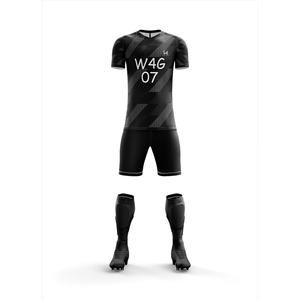 Conjunto de Camiseta y Pantalones Cortos de Fútbol Personalizados para Hombre, Impresión Personalizada, 100% Poliéster Ecológico, Secado Rápido, Elástico, Uniformes de Fútbol - Product Image 2