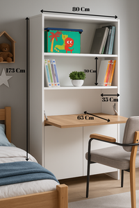 Arion Kids <b>Expandable</b> Desk - MDF Body - Functional and Stylish Design - Product Image 3