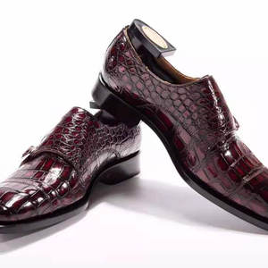 Scarpe eleganti Monk Strap in vera pelle, mocassini formali da ufficio con punta a punta, comode per la primavera - Product Image 4