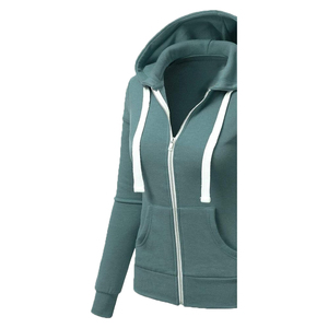 Robe pull en molleton pour femme personnalisée, 100% coton, respirante, coupe-vent, écologique, gaufrée, brodée, épaules tombantes - Product Image 6