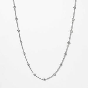 Collier délicat en or jaune 14 carats avec diamant de laboratoire de luxe de 5,82 carats, taille radiant, serti clos, certifié IGI - Cadeau d'anniversaire pour femme - Product Image 4