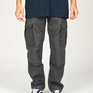 กางเกงคาร์โก้ผู้ชายคุณภาพสูง น้ำหนักเบา สำหรับฤดูหนาว สีเข้ม ระบายอากาศ แห้งเร็ว ผ้ายืดผสมสแปนเด็กซ์/คอตตอน ป้องกันไฟฟ้าสถิต เป็นมิตรกับสิ่งแวดล้อม - Product Image 1