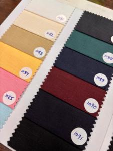 Classique 58 pouces respirant coton chemise tissu peigné tissé Technique Dobby teint pour garçons filles vêtements de sport 58 pouces largeur classique - Product Image 4