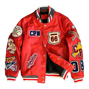 แจ็กเก็ตบอมเบอร์ไรเดอร์ที่สะดวกสบายสำหรับผู้ชายที่มีคุณสมบัติกันลมและใส่สบาย - Product Image 1