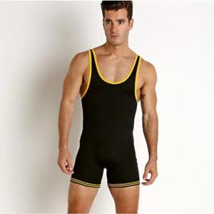 Custom Wholesale Plus Size Women <b>Slim</b> <b>Tights</b> Wrestling Singlets for Men - Product Image 4