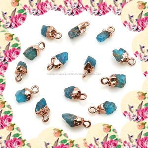 Nueva joyería curativa de Chakra, colgante de piedras preciosas de cuarzo de cristal multicolor, juego de bisel Chapado en plata 925, colgante de abalorio de forma mixta - Product Image 2