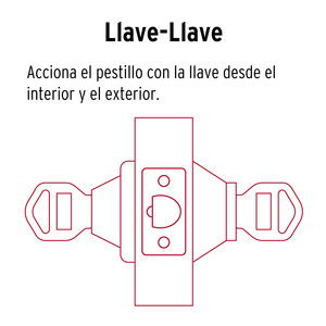 3 serratura chiave nera, punti chiave, HERMEX - Product Image 2
