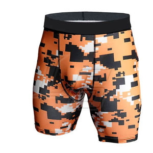 Spandex & Polyester Material Made Men Compression Shorts Gym Fitness Workout Clothing Men Compression Shorts - Product Image 1