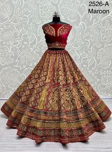 Navratri Collection Nueva Variedad Elegancia Vestidor Tendencia Terciopelo lehenga Choli Con Blusa Con Bordado Trabajo A Precio Barato - Product Image 3