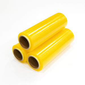 Rollo de película adhesiva de PVC para alimentos frescos, embalaje de piruletas de frutas y verduras de plástico elástico, supermercado, Hotel transparente - Product Image 1