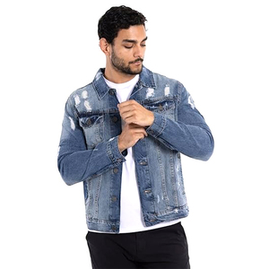 Veste en cuir pour homme, col montant, manches longues, mince, de haute qualité, personnalisée, style décontracté, nouvelle collection automne - Product Image 1