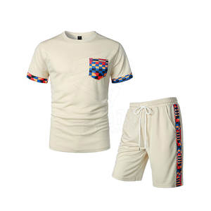 Ensembles de t-shirts pour hommes à la mode Nouveaux ensembles de shorts deux pièces T-shirts pour hommes Hommes avec service OEM Ensembles de shorts pour unisexe - Product Image 1