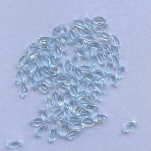 Topaze Naturelle Bleu Ciel 2mm 4mm 6mm Coupe Marquise à Facettes Pierres Précieuses en Vrac DIY pour la Fabrication de Bijoux Vente en Gros en Ligne Usine 2025 Boutique - Product Image 3